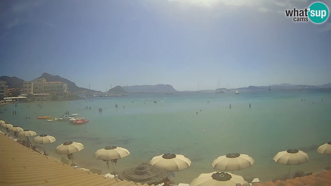 Webcam Terza Spiaggia Golfo Aranci – Vue en direct de la plage