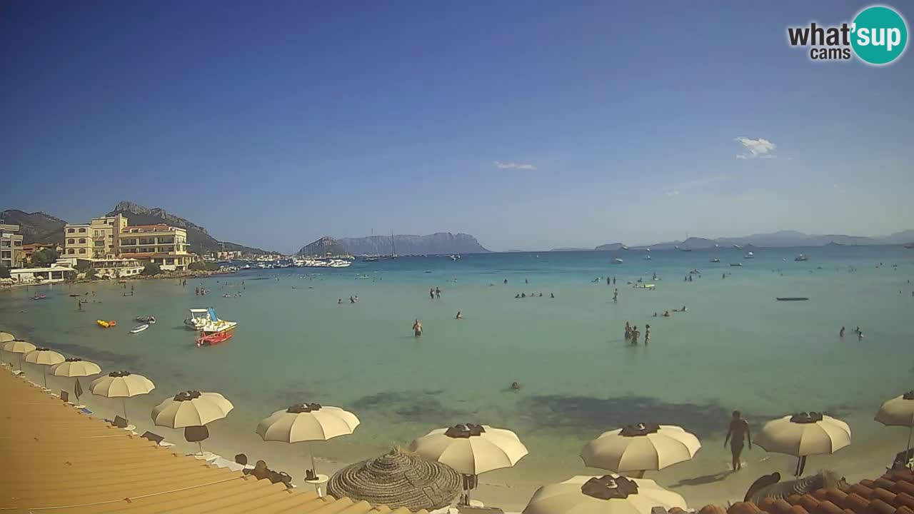 Webcam Terza Spiaggia Golfo Aranci – Vue en direct de la plage