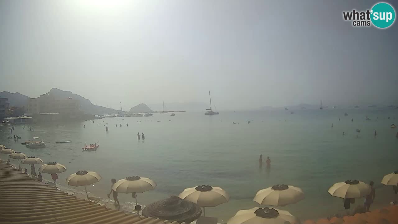 Web kamera Terza Spiaggia Golfo Aranci – Pogled uživo na plažu