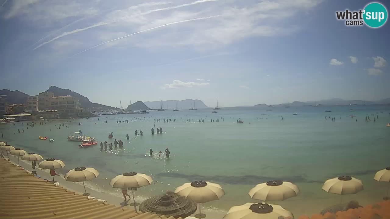Webcam Terza Spiaggia Golfo Aranci – Vue en direct de la plage