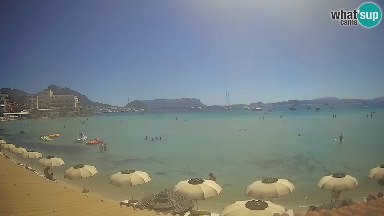 Webcam Terza Spiaggia Golfo Aranci – Vue en direct de la plage