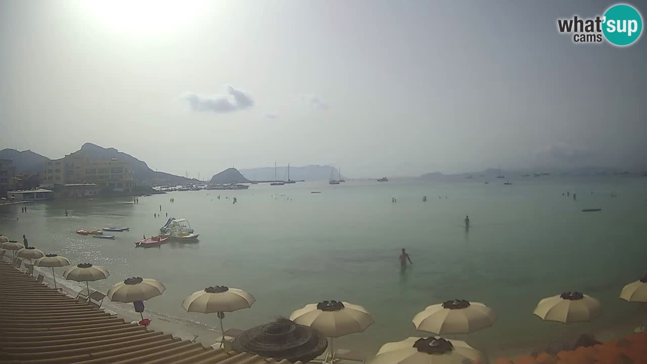 Webcam Terza Spiaggia Golfo Aranci – Liveblick auf den Strand