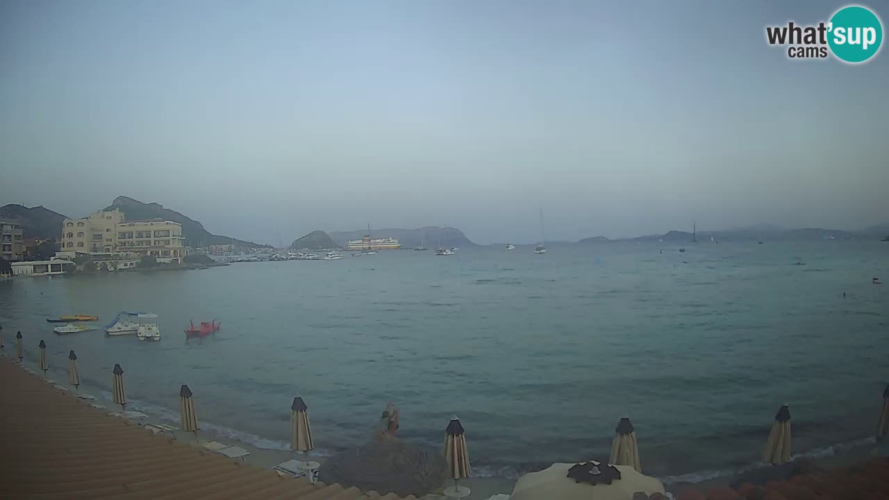 Webcam Terza Spiaggia Golfo Aranci – Vue en direct de la plage