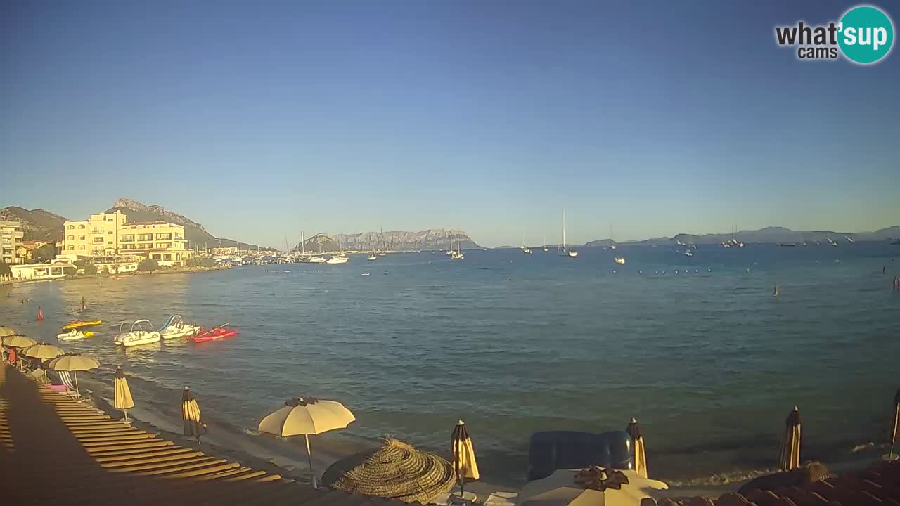 Webcam Terza Spiaggia Golfo Aranci – Vue en direct de la plage