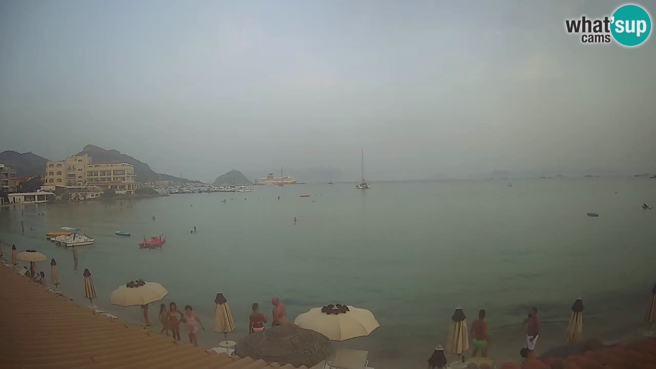Webcam Terza Spiaggia Golfo Aranci – Liveblick auf den Strand
