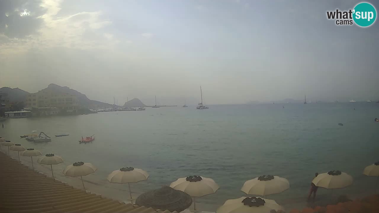 Webcam Terza Spiaggia Golfo Aranci – Liveblick auf den Strand