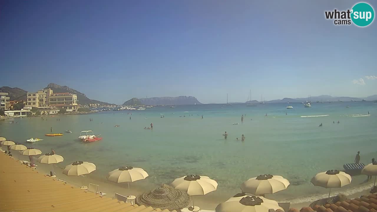 Webcam Terza Spiaggia Golfo Aranci – Vue en direct de la plage