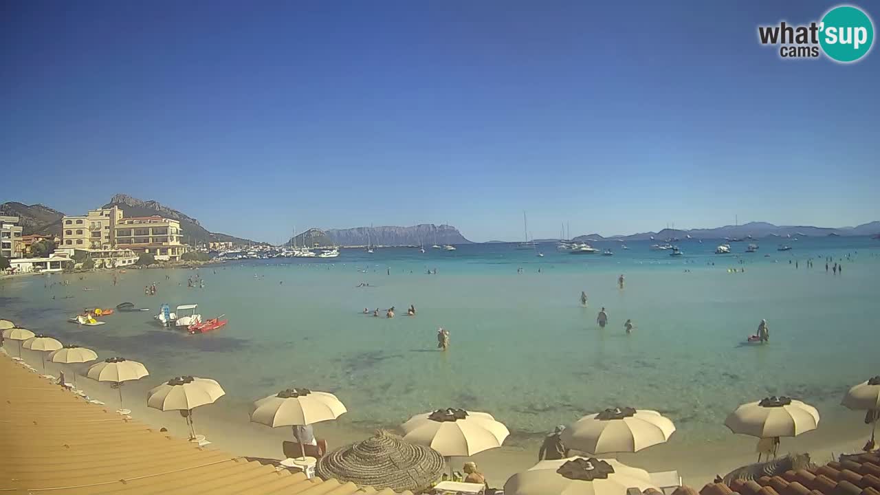 Webcam Terza Spiaggia Golfo Aranci – Liveblick auf den Strand