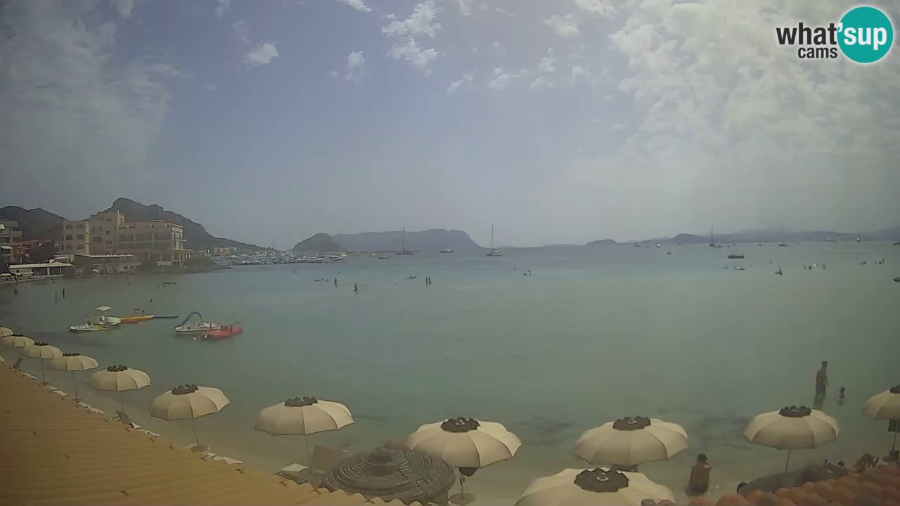 Webcam Terza Spiaggia Golfo Aranci – Vue en direct de la plage