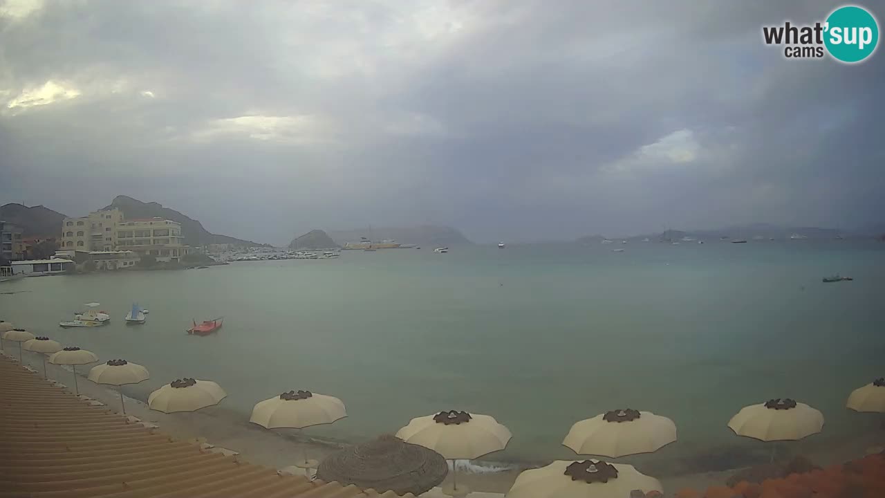 Webcam Terza Spiaggia Golfo Aranci – Liveblick auf den Strand