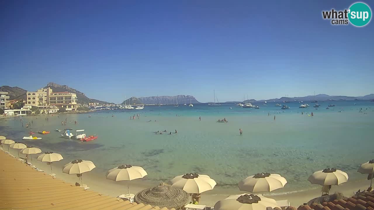 Webcam Terza Spiaggia Golfo Aranci – Vue en direct de la plage
