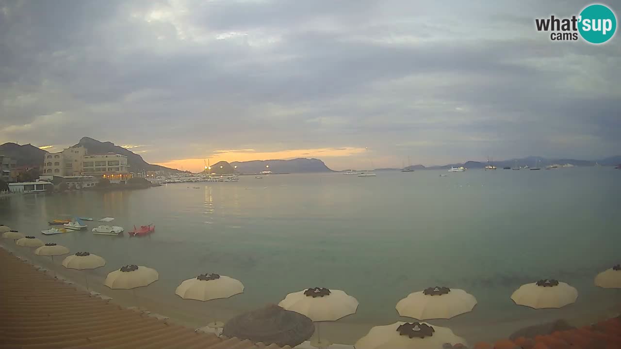 Webcam Terza Spiaggia Golfo Aranci – Vue en direct de la plage