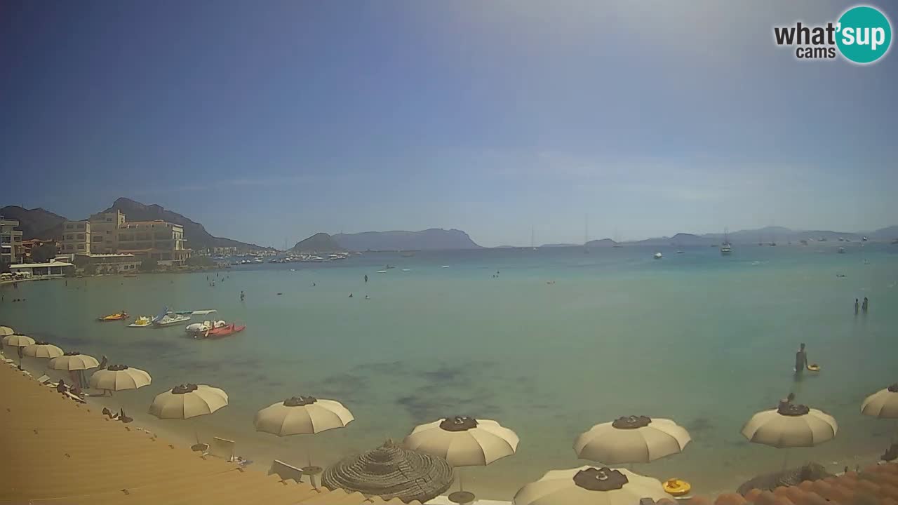 Webcam Terza Spiaggia Golfo Aranci – Vue en direct de la plage