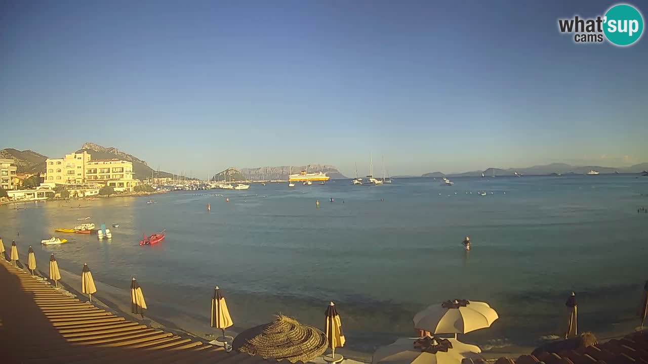 Webcam Terza Spiaggia Golfo Aranci – Vue en direct de la plage