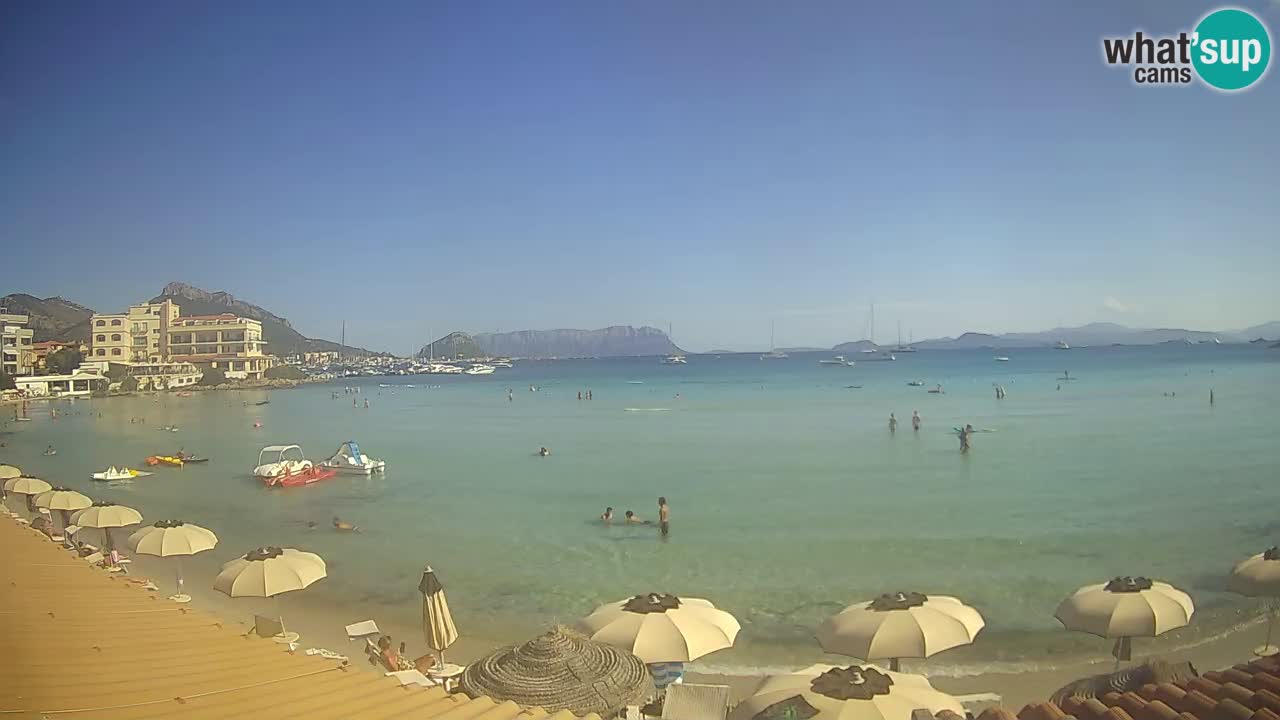 Webcam Terza Spiaggia Golfo Aranci – Vue en direct de la plage