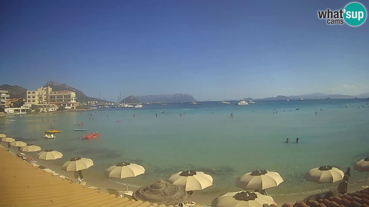 Webcam Terza Spiaggia Golfo Aranci – Vue en direct de la plage