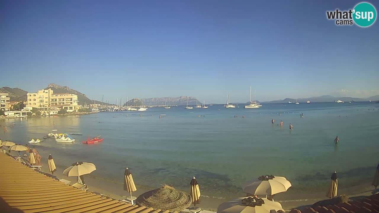 Webcam Terza Spiaggia Golfo Aranci – Vue en direct de la plage