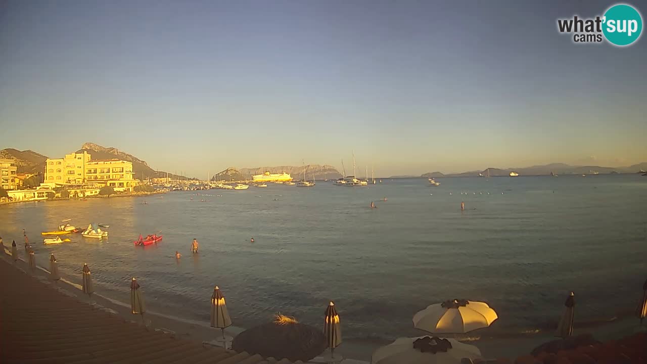 Webcam Terza Spiaggia Golfo Aranci – Vue en direct de la plage