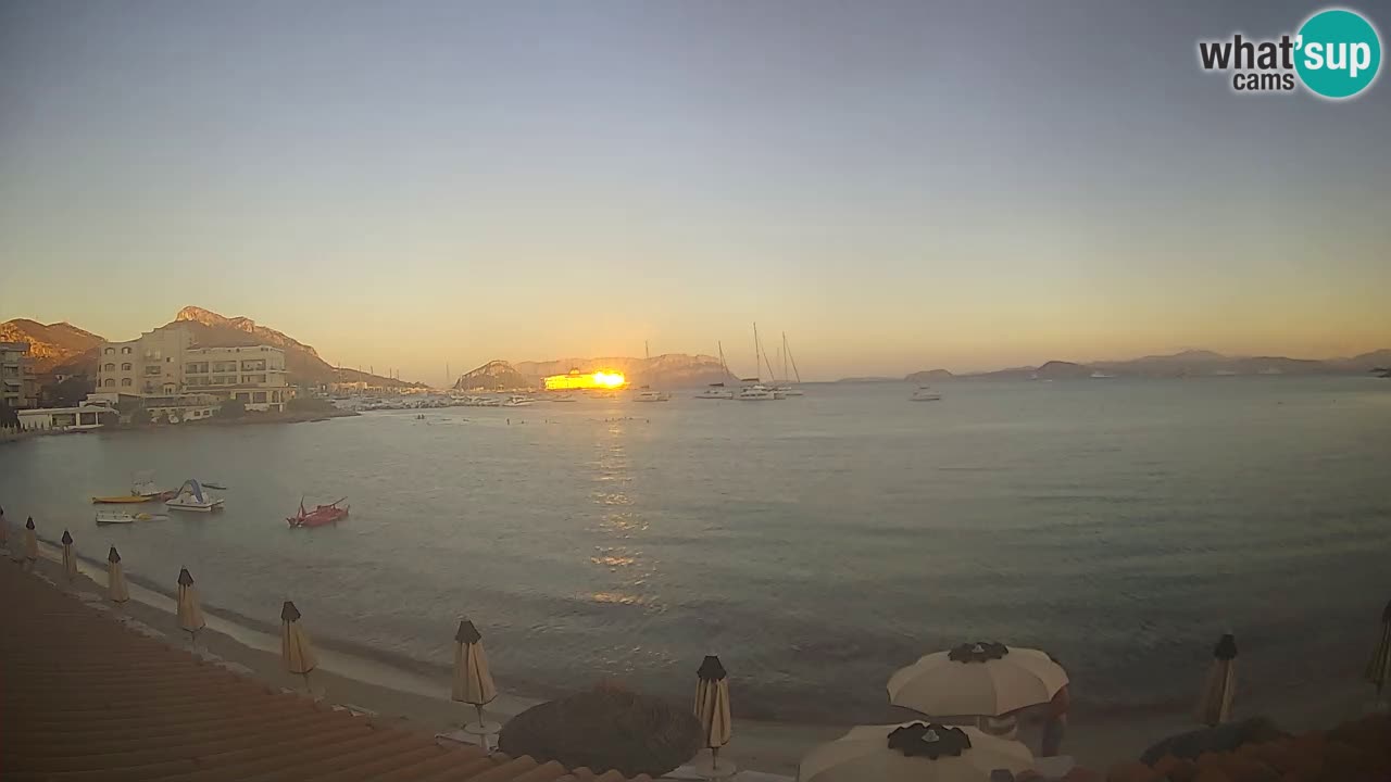 Webcam Terza Spiaggia Golfo Aranci – Vue en direct de la plage