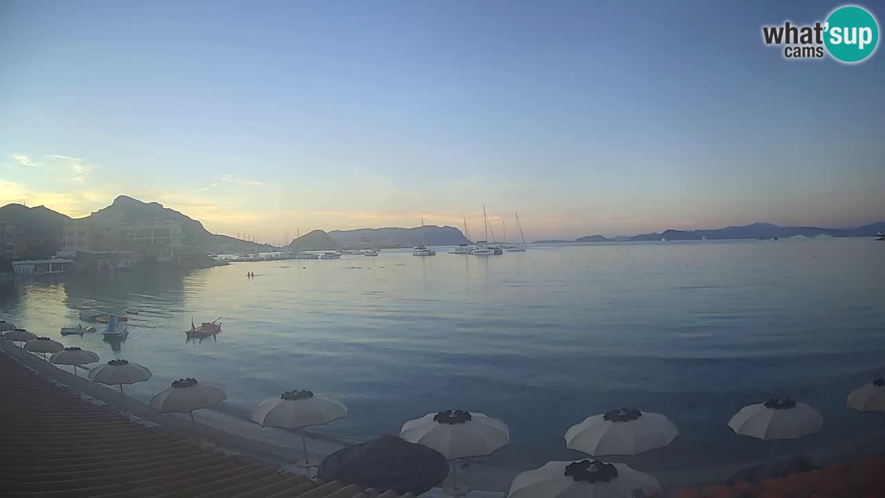 Webcam Terza Spiaggia Golfo Aranci – Vue en direct de la plage