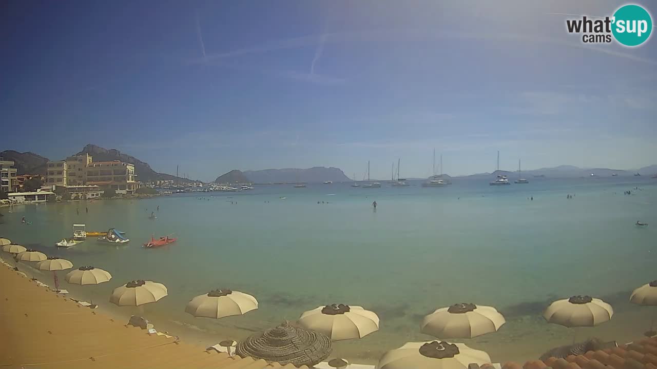 Webcam Terza Spiaggia Golfo Aranci – Vue en direct de la plage