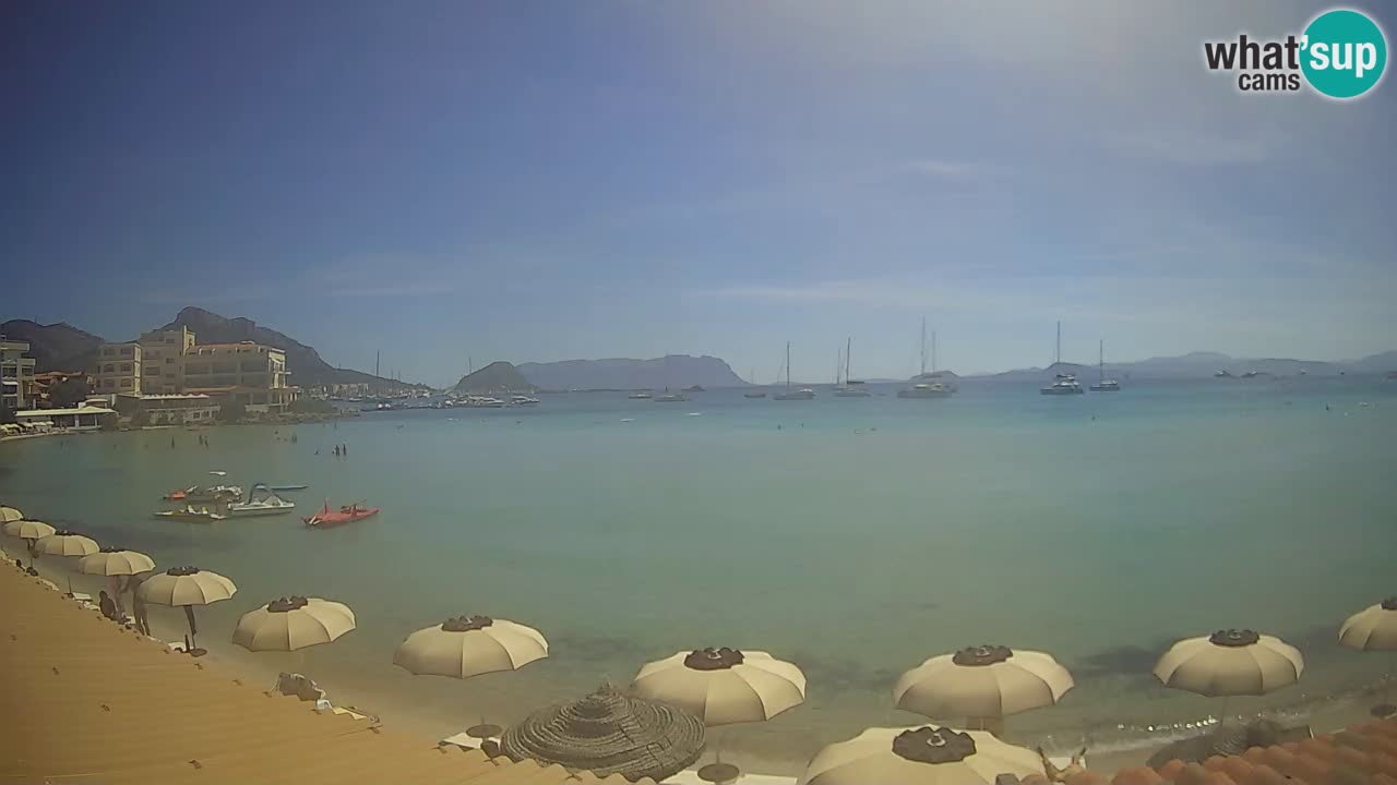 Webcam Terza Spiaggia Golfo Aranci – Vue en direct de la plage