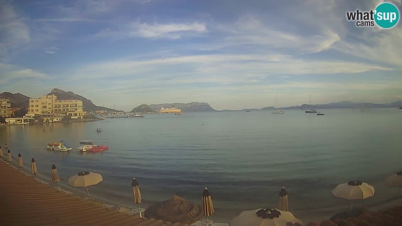 Webcam Terza Spiaggia Golfo Aranci – Vue en direct de la plage