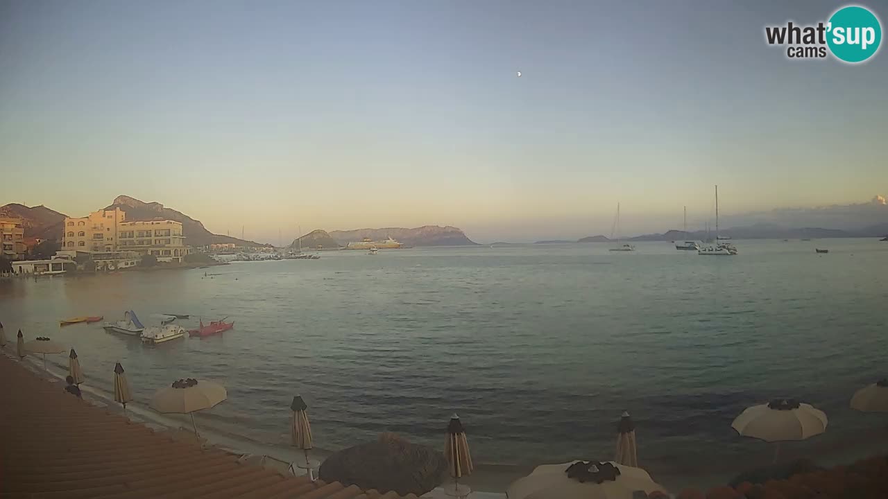Webcam Terza Spiaggia Golfo Aranci – Vue en direct de la plage