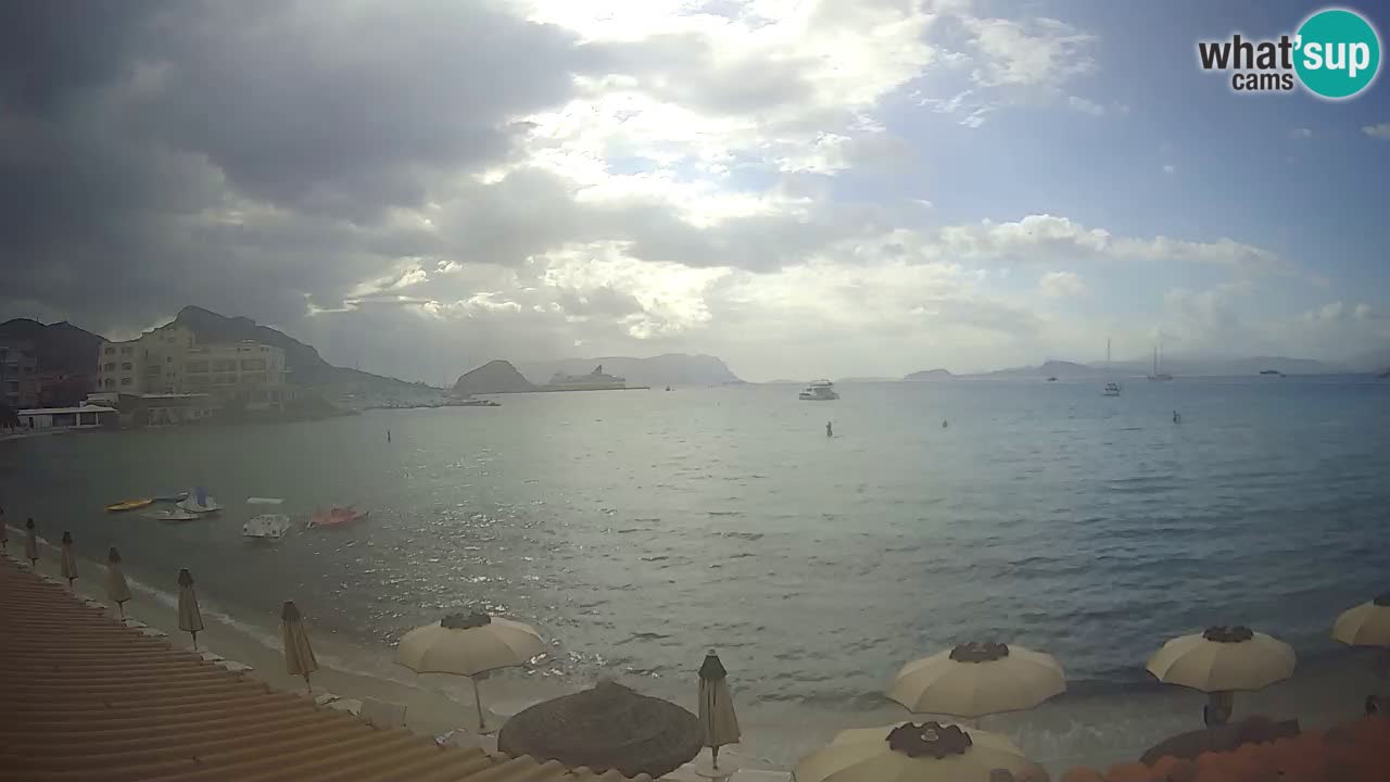 Web kamera Terza Spiaggia Golfo Aranci – Pogled uživo na plažu