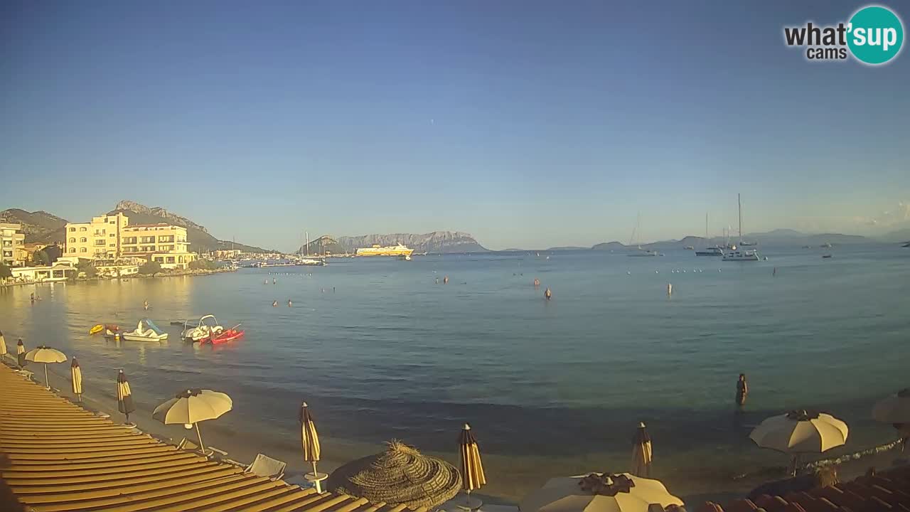 Web kamera Terza Spiaggia Golfo Aranci – Pogled uživo na plažu