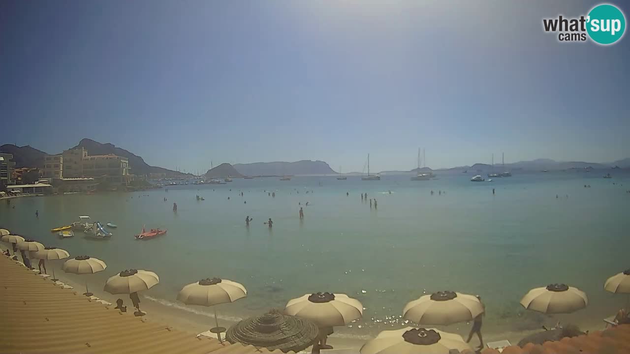 Webcam Terza Spiaggia Golfo Aranci – Vue en direct de la plage
