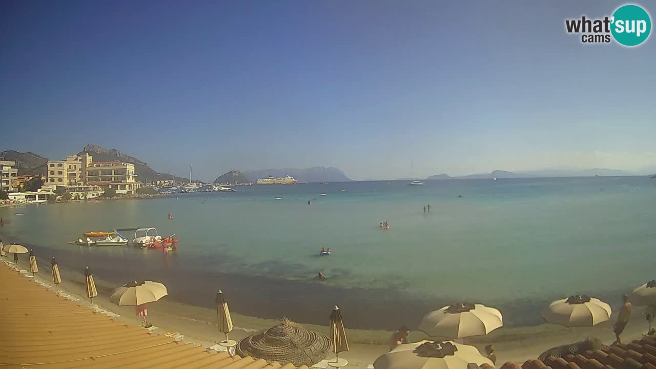 Webcam Terza Spiaggia Golfo Aranci – Liveblick auf den Strand
