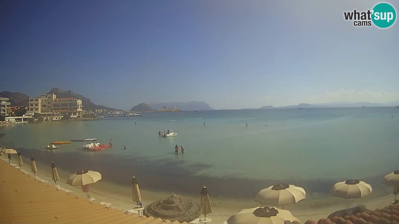 Webcam Terza Spiaggia Golfo Aranci – Liveblick auf den Strand