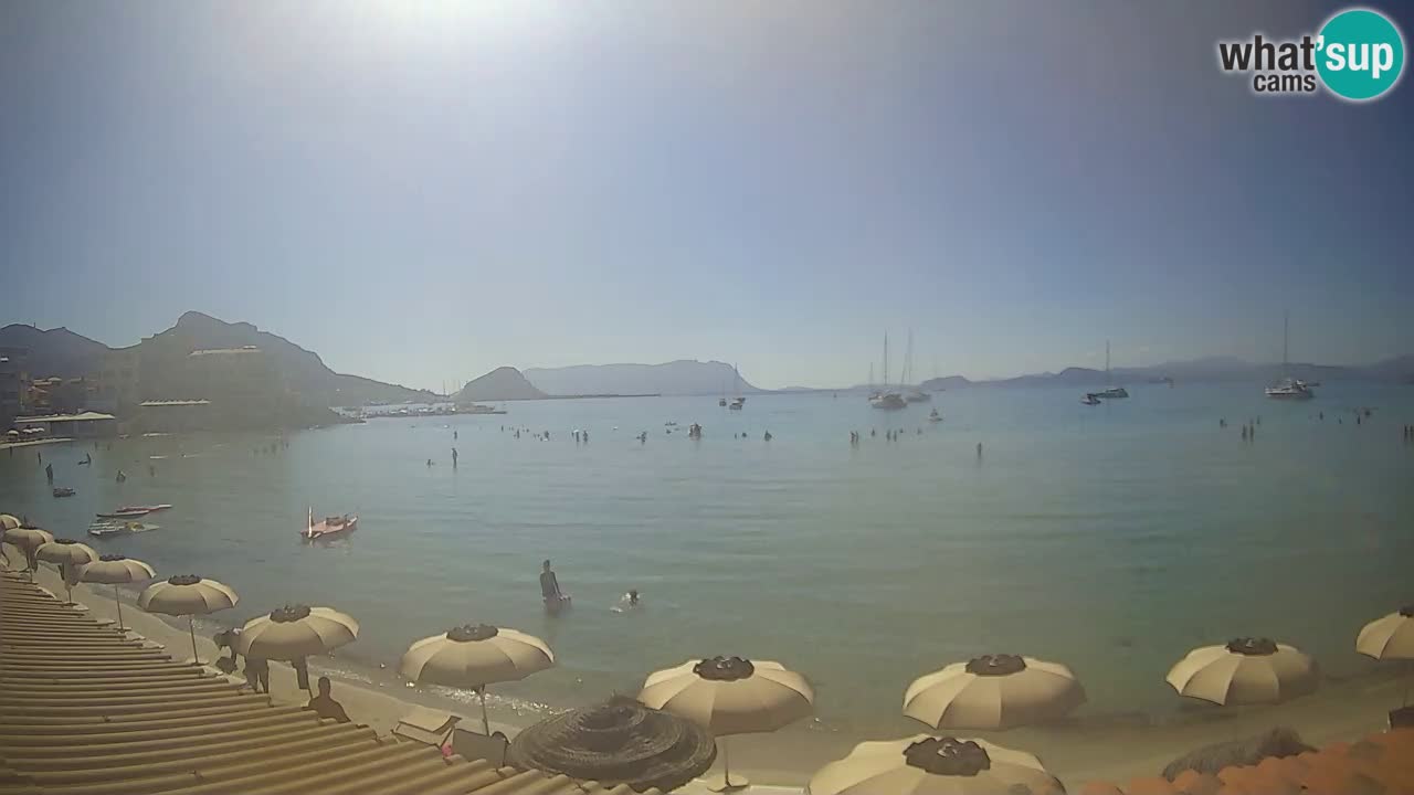 Webcam Terza Spiaggia Golfo Aranci – Vue en direct de la plage