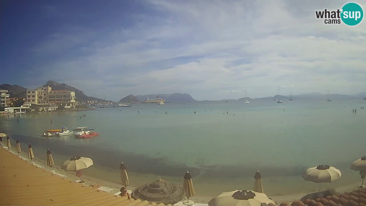 Webcam Terza Spiaggia Golfo Aranci – Vue en direct de la plage