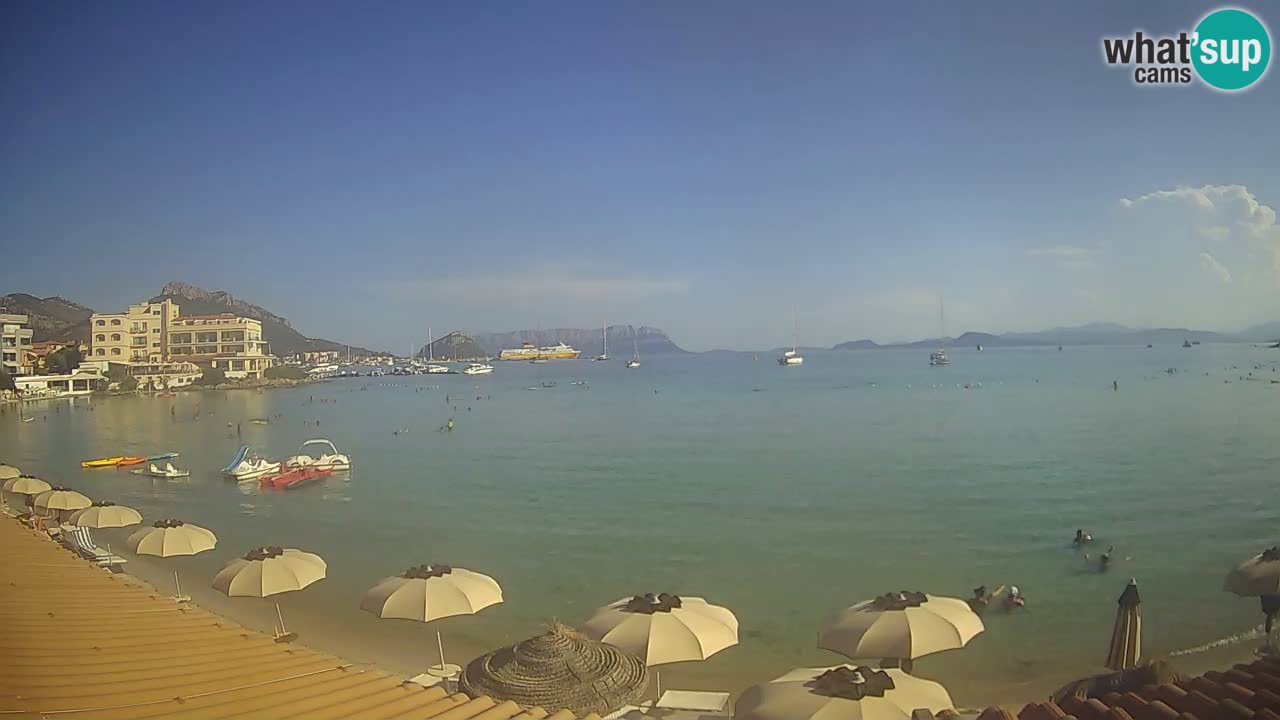 Webcam Terza Spiaggia Golfo Aranci – Vue en direct de la plage