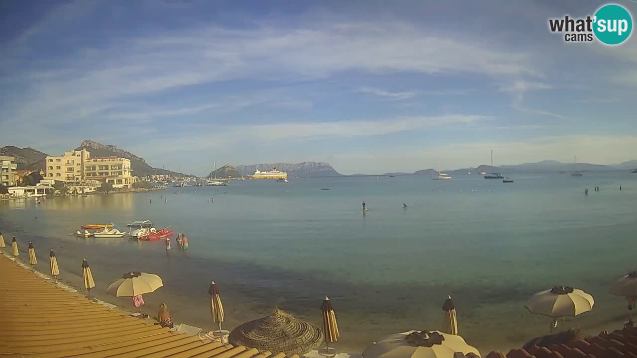 Webcam Terza Spiaggia Golfo Aranci – Vue en direct de la plage