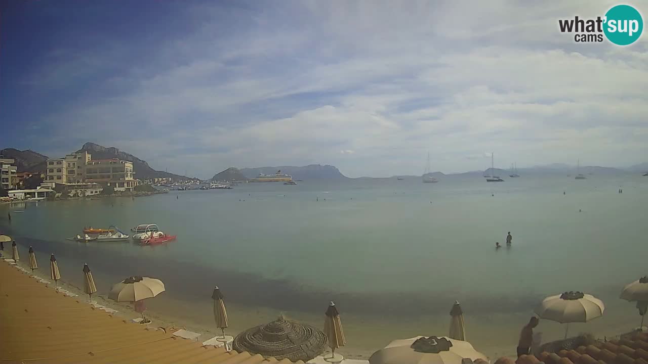 Webcam Terza Spiaggia Golfo Aranci – Vue en direct de la plage