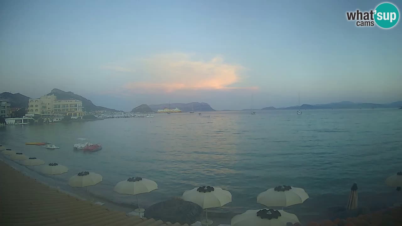 Webcam Terza Spiaggia Golfo Aranci – Liveblick auf den Strand
