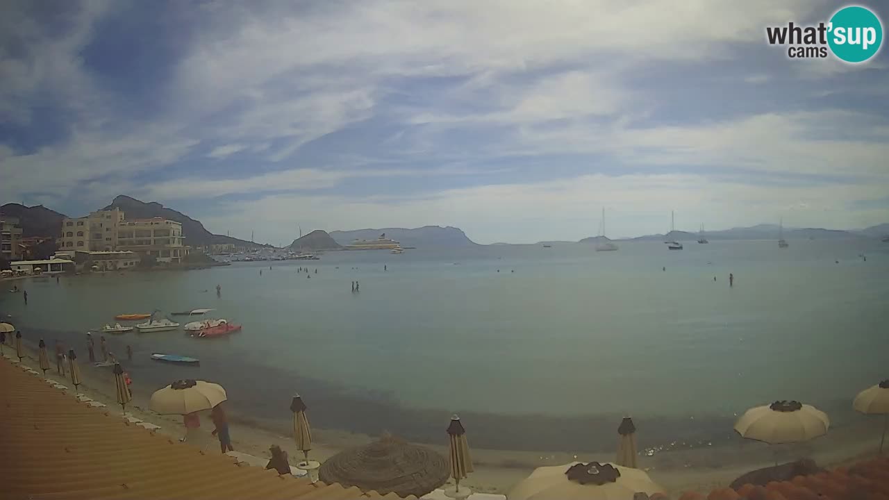 Web kamera Terza Spiaggia Golfo Aranci – Pogled uživo na plažu