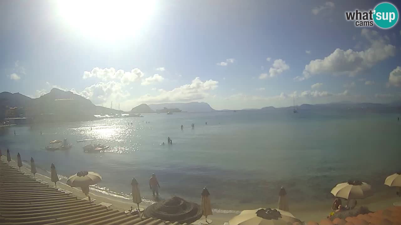 Webcam Terza Spiaggia Golfo Aranci – Liveblick auf den Strand