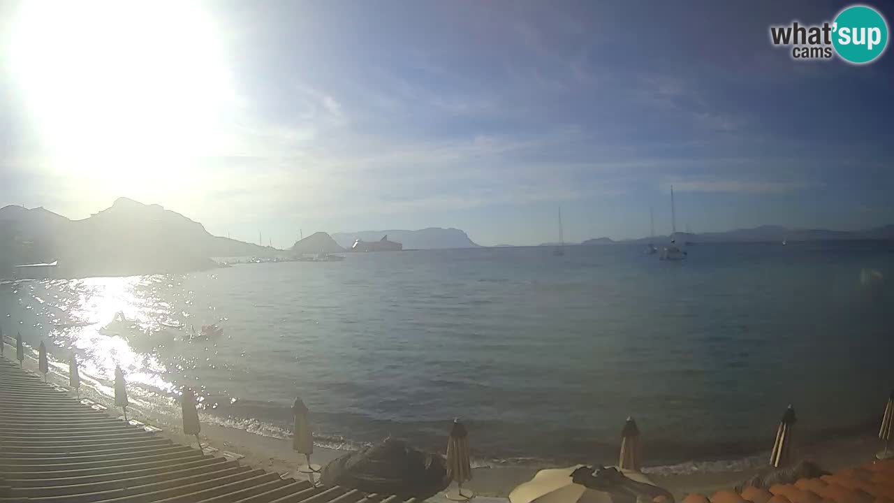 Webcam Terza Spiaggia Golfo Aranci – Vue en direct de la plage