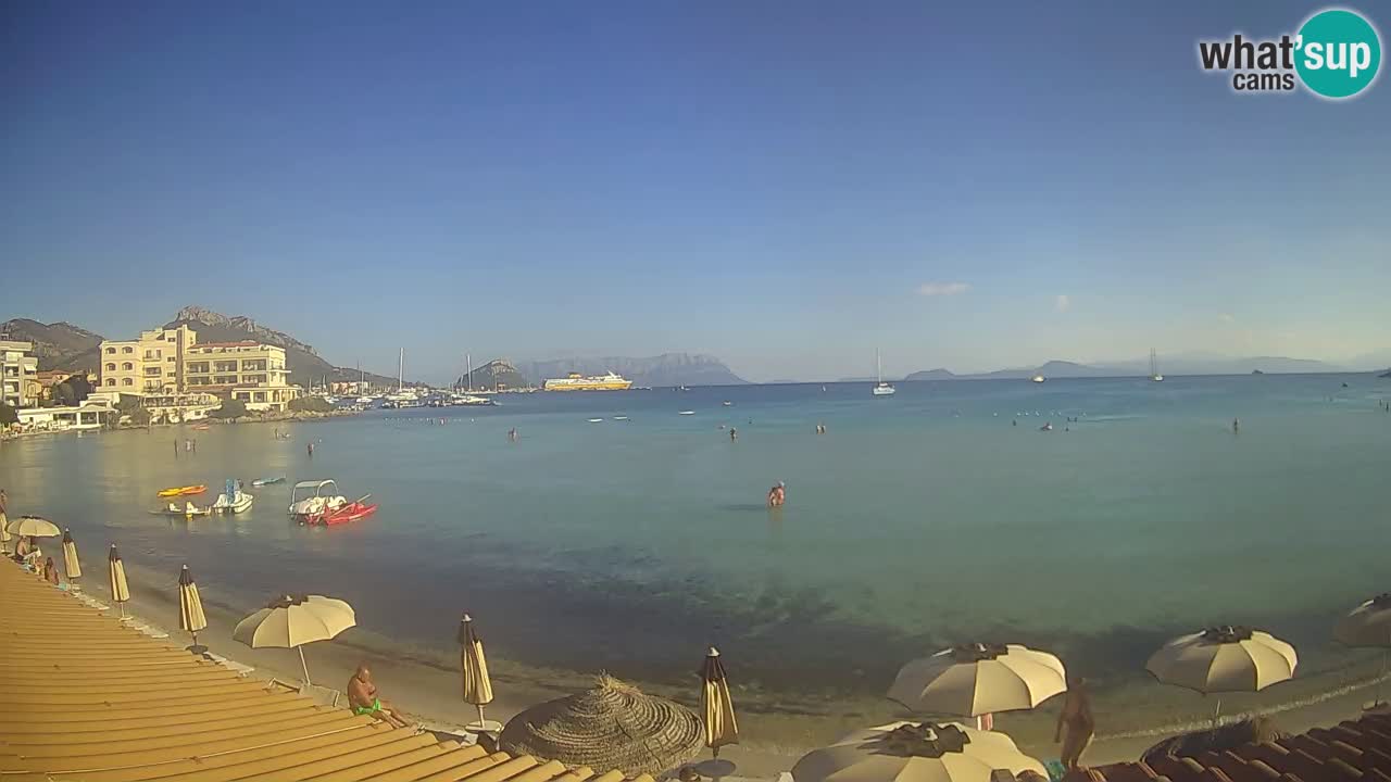 Web kamera Terza Spiaggia Golfo Aranci – Pogled uživo na plažu