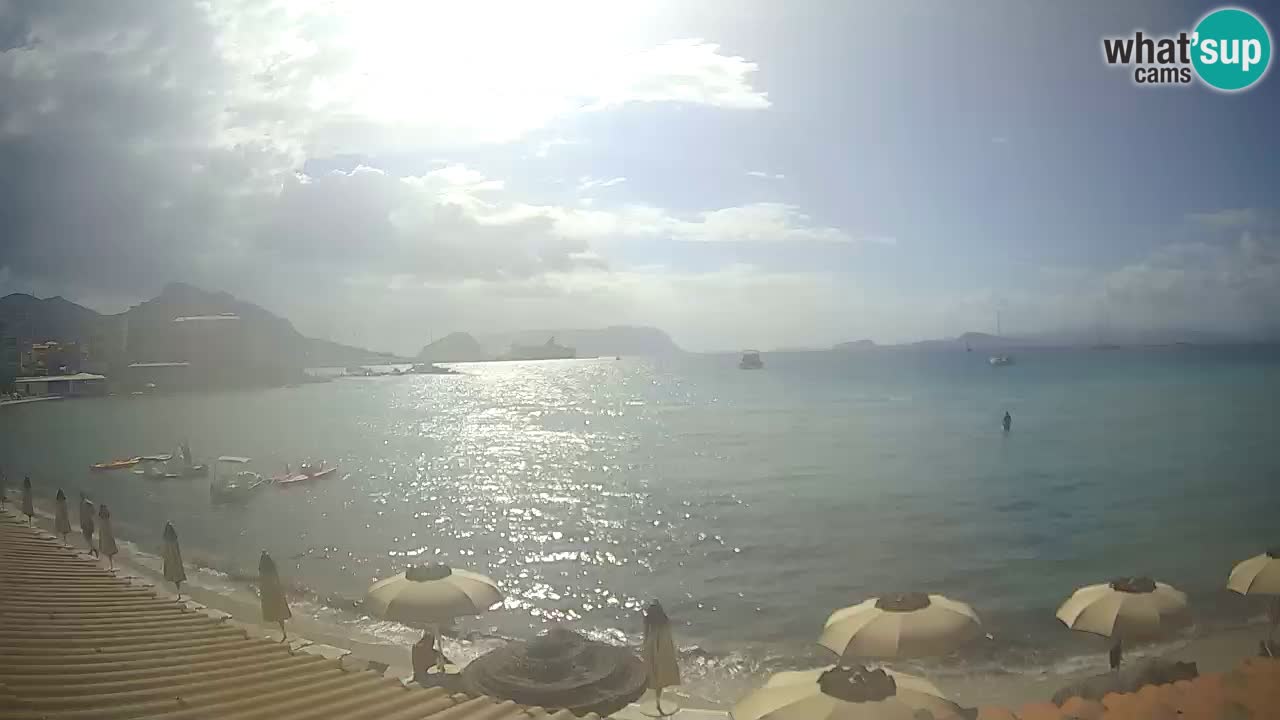 Webcam Terza Spiaggia Golfo Aranci – Vue en direct de la plage