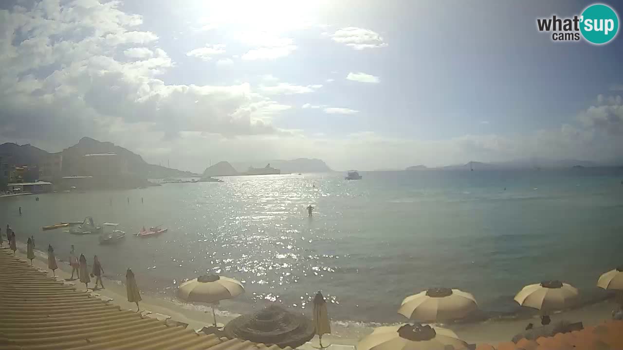 Webcam Terza Spiaggia Golfo Aranci – Liveblick auf den Strand