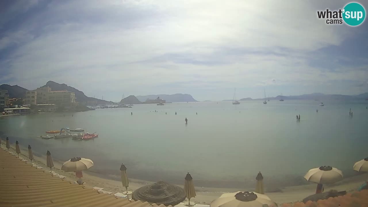 Webcam Terza Spiaggia Golfo Aranci – Vue en direct de la plage
