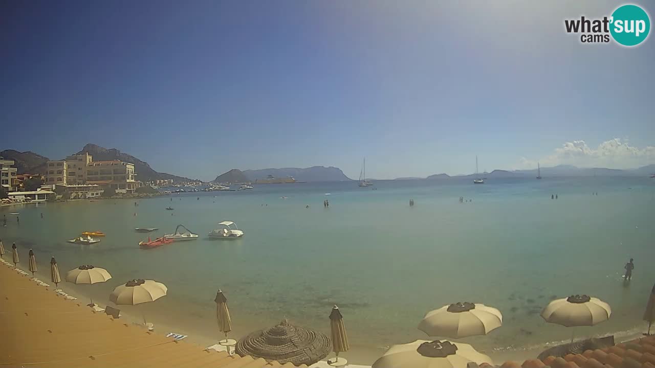 Webcam Terza Spiaggia Golfo Aranci – Liveblick auf den Strand
