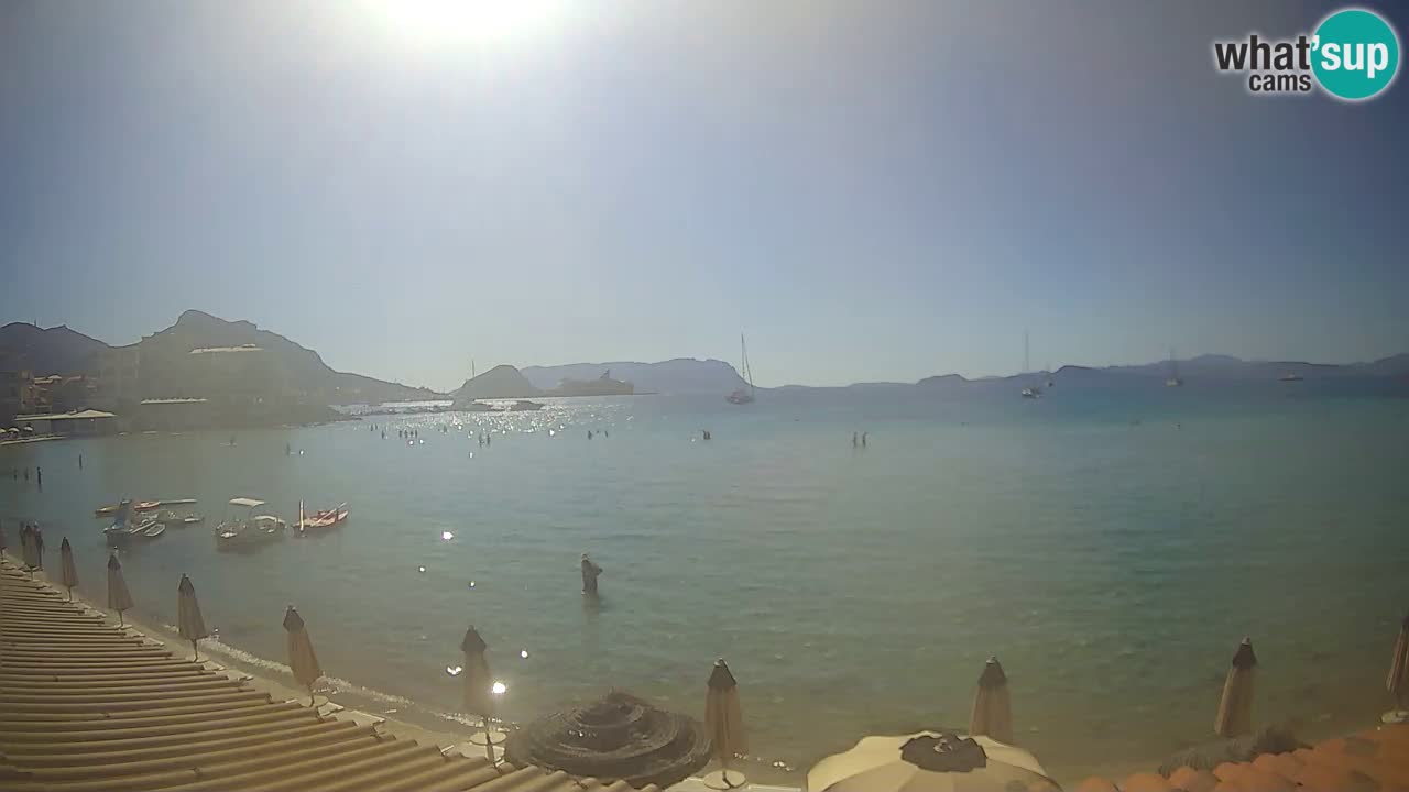 Webcam Terza Spiaggia Golfo Aranci – Vue en direct de la plage