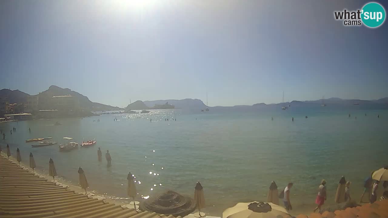 Webcam Terza Spiaggia Golfo Aranci – Vue en direct de la plage
