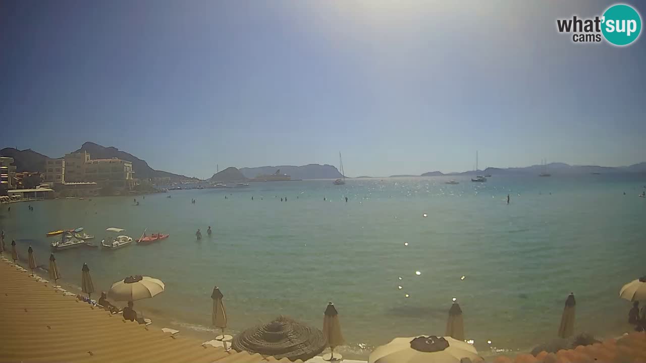Webcam Terza Spiaggia Golfo Aranci – Liveblick auf den Strand